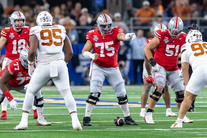 Ohio State football’s center has found a creative way of talking trash to a Texas lineman