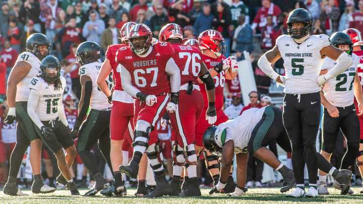 Indiana football: Kahlil Benson will start at right tackle against Old Dominion