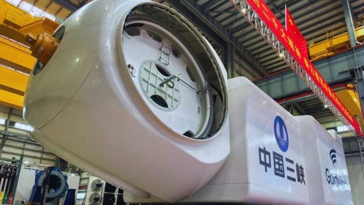 China desafía los límites del mar con una turbina eólica flotante que rompe récords