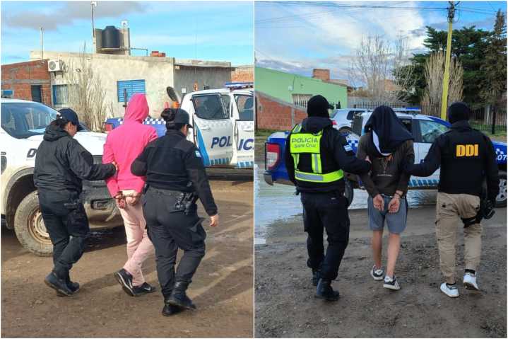 Las Heras: allanamientos positivos con secuestro de droga, armas, municiones y dos detenidos