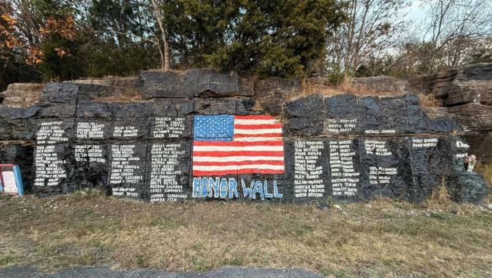 Wilson Central pays tribute to servicemembers with Honor Wall