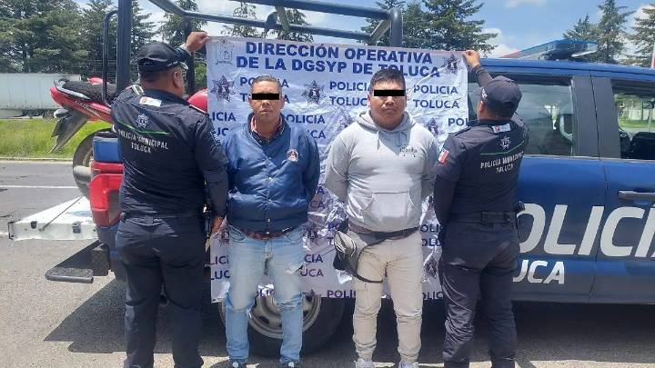 Detienen en Toluca a tres presuntos prestamistas; dos son extranjeros