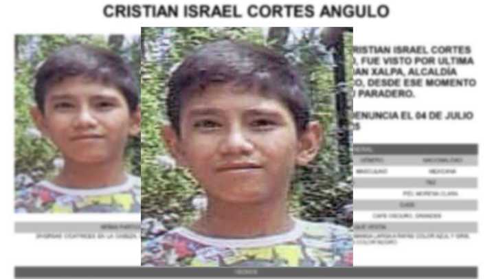 Cristian, de 12 años, salió corriendo tras discutir con su mamá en Iztapalapa; lleva más de un...