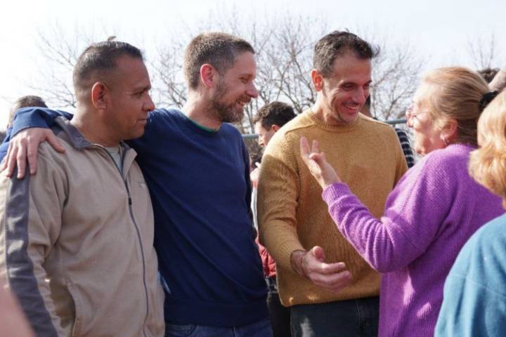 Lanús: Julián Álvarez y Leandro Decuzzi inauguraron la nueva Plaza Triángulo Villa Balcarce 