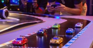 A veteran toy racing company is trading slots for smartphone
