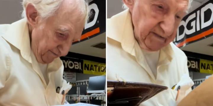 Un anciano va a pedir un préstamo para cuidar a su esposa enferma y se queda sin palabras con la chica que le atiende: “Me devuelve la fe en la humanidad”