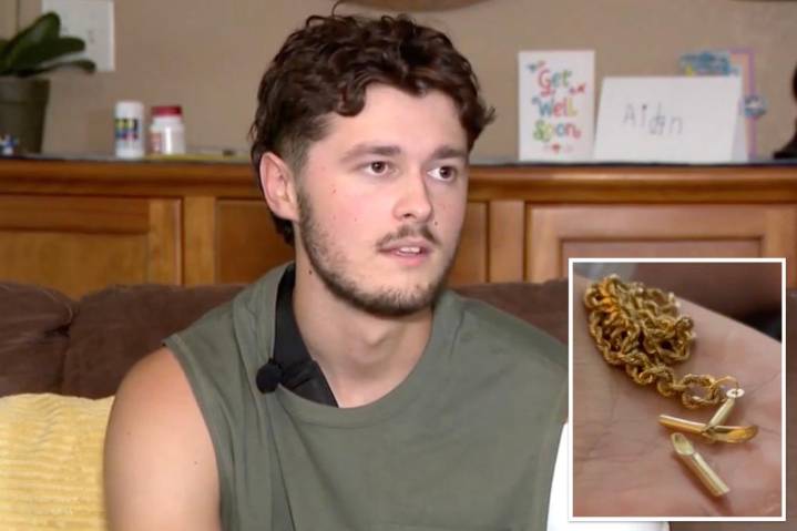 Man's Christian cross pendant saves him from stray bullet