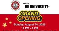 Free swag at Tri-State K9 University's grand opening in Evansville