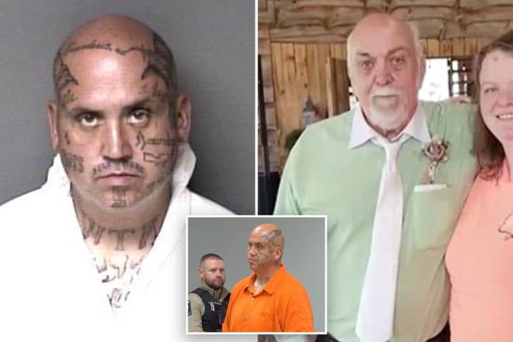 North Carolina murder suspect Derek Steven Hughes out on parole six days before allegedly killing father Steve Hughes