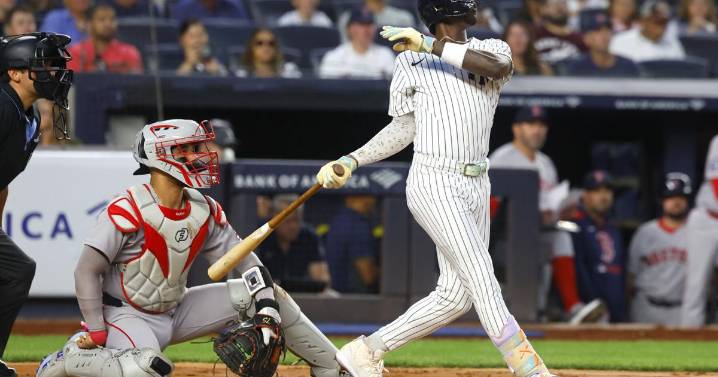 Chisholm and Grisham both homer twice as Yankees beat Red Sox 7