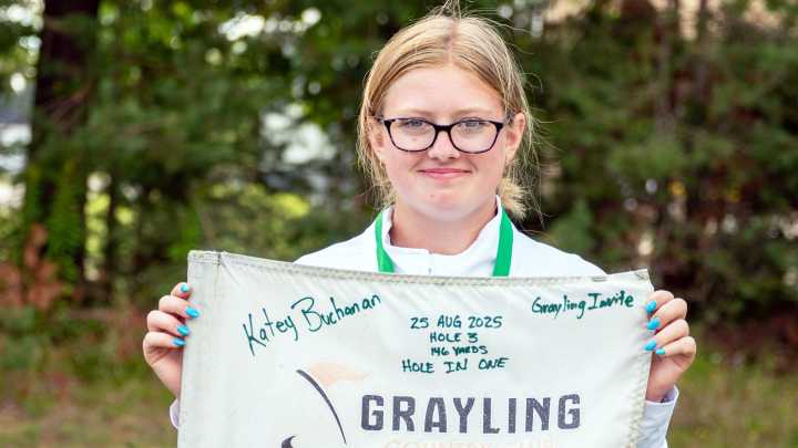 Harbor's Katey Buchanan locked in early in 2025, talks first career ace