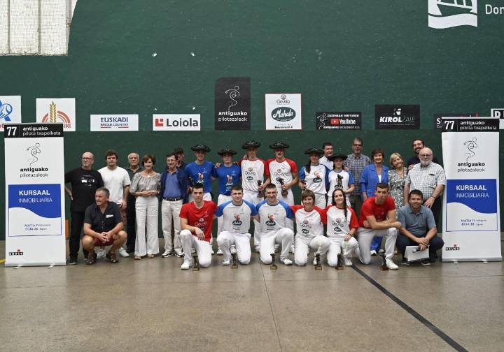 Apezetxea, Cestau y Gaminde brillan en las finales de El Antiguo