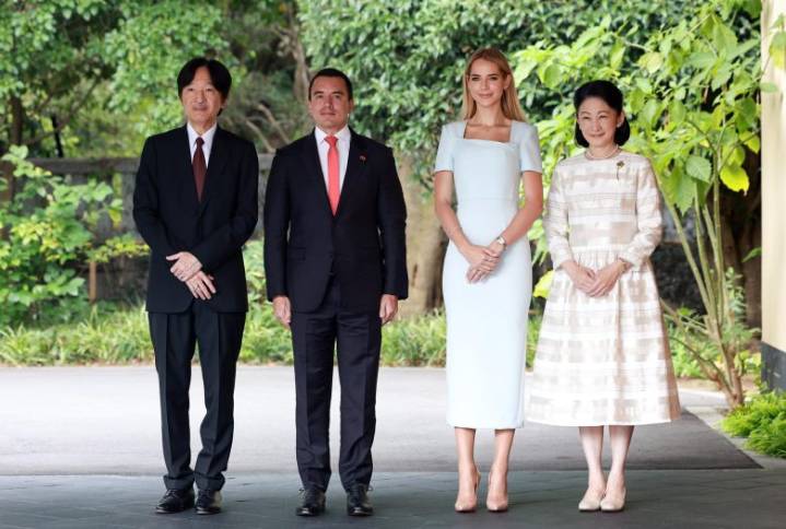 Noboa cierra visita a Japón con audiencia con príncipes herederos