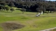 Dramatic video shows small plane crash on golf course in Australia
