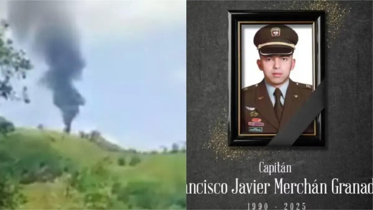 Familia del capitán de la Policía que fue asesinado tras derribo de un helicóptero en Antioquia denuncia que el rescate nunca llegó: 'No aguantó'