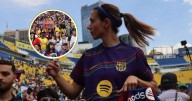 Video: Aitana Bonmatí enamora a la afición mexicana con tremendo detalle al final del juego
