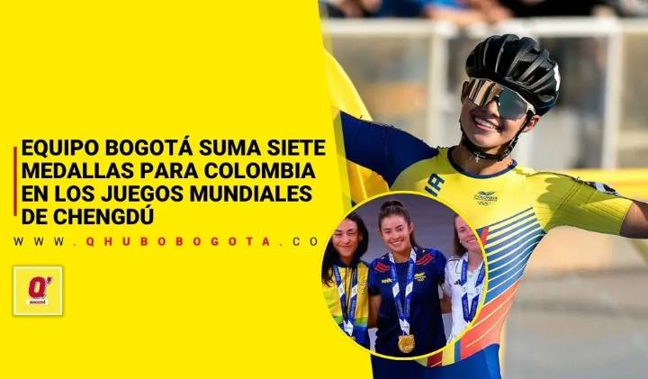 Equipo Bogotá suma siete medallas para Colombia en los Juegos Mundiales de Chengdú