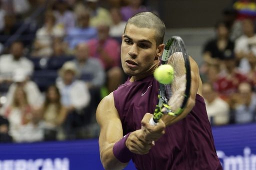 A cut above? Carlos Alcaraz’s shaved head makes its US Open debut in his first