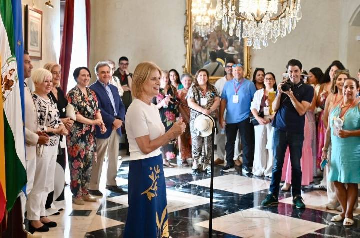 Más de medio centenar de empresarios latinoamericanos conocen la historia y cultura de Jerez