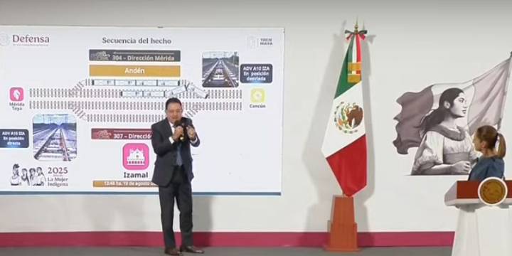 ¿Descarrilado el Tren Maya? ¡no! fue un “desvío de aguja”