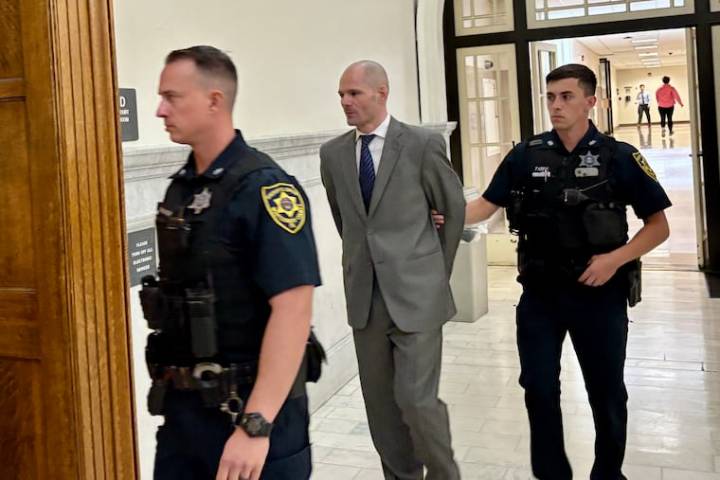 Nathan Blose is on trial for allegedly strangling his cellmate at SCI Phoenix