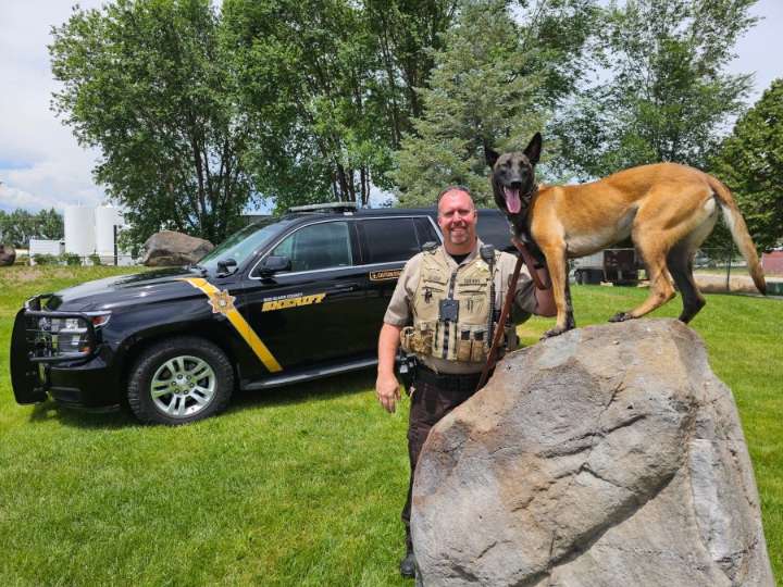 Injured deputy and K-9 officer return home after being shot during Tremonton shooting that killed two officers