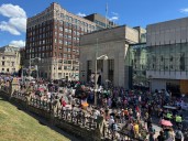Palestinian supporters block Ottawa Pride Parade