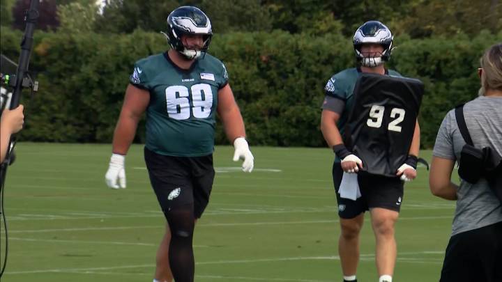 Eagles injury report: Landon Dickerson, others return to action