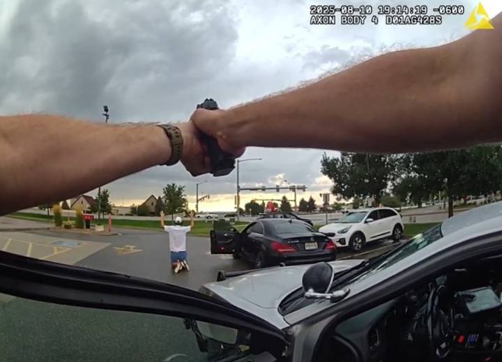 Video shows Mercedes speeding wrong way down I-25 before driver's arrest