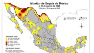 Monitor de Conagua mantiene a Rosario como anormalmente seco