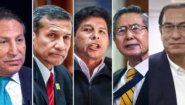 Desde el 2000, cinco de diez presidentes peruanos estuvieron tras las rejas