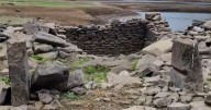 Famous Peak District reservoir reveals secrets after water levels drop