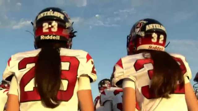 2 girls make district history as kickers on Antelope HS football team