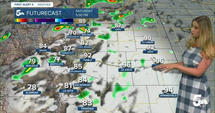 This weekend will be warm each day with scattered afternoon storms