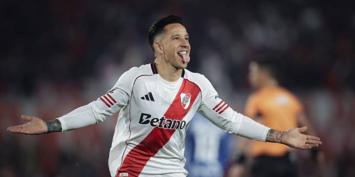 Desde afuera del área y al ángulo: el golazo de Sebastián Driussi, tras asistencia de Dadín en River