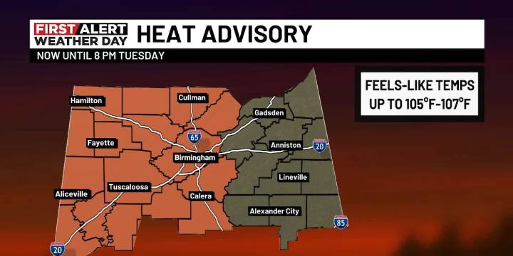 First Alert Weather Day: Dangerously high heat index levels this week