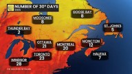 Eastern Canada cooldown to flip from heat waves to hints of fall