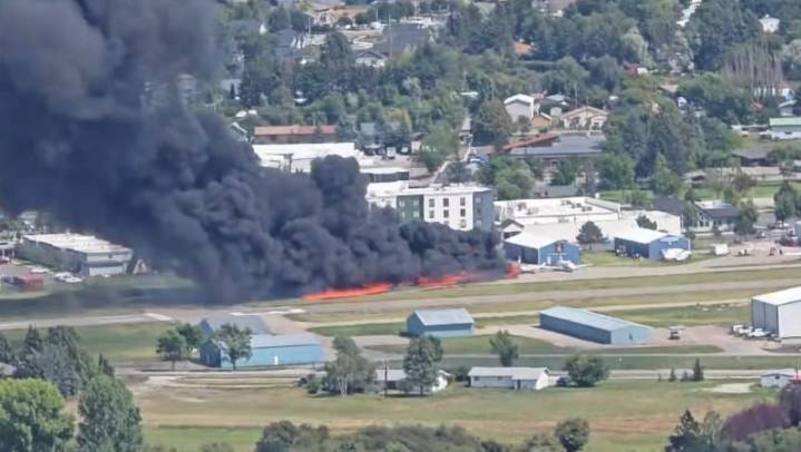 Dos aviones colisionan en aeropuerto de Montana