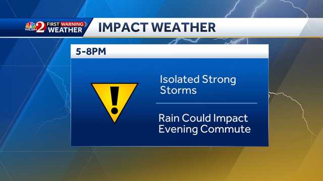 Storms could impact evening commute in parts of Central Florida