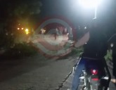 Bloquearon carretera por falta de luz