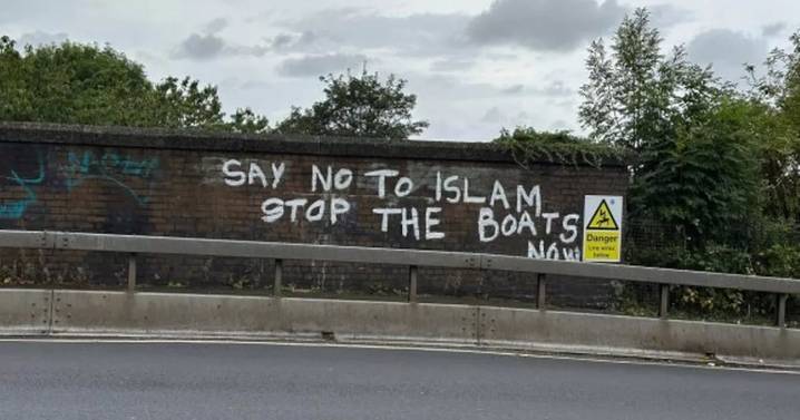 Glasgow group condemns anti-Islam graffiti plastered on walls in 'deeply worrying' incident