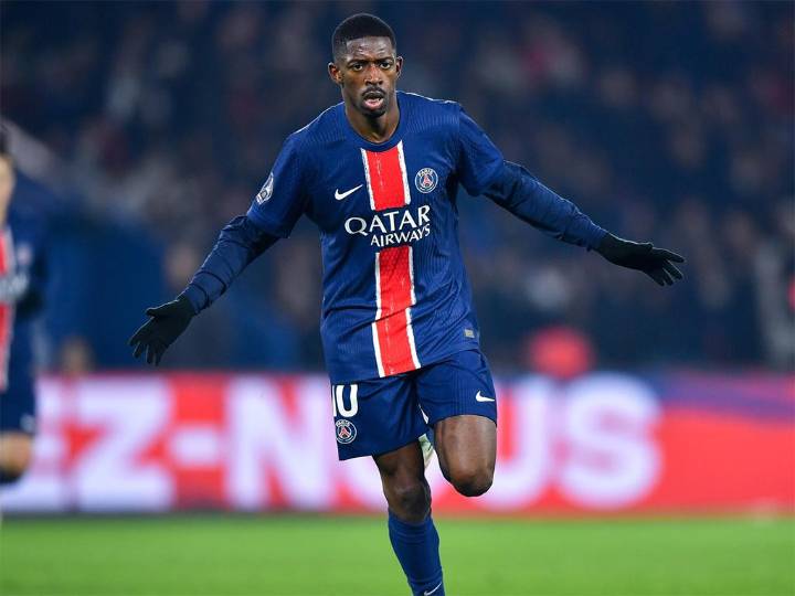 Preocupación en Francia y el PSG por molestias en muslo de Dembélé