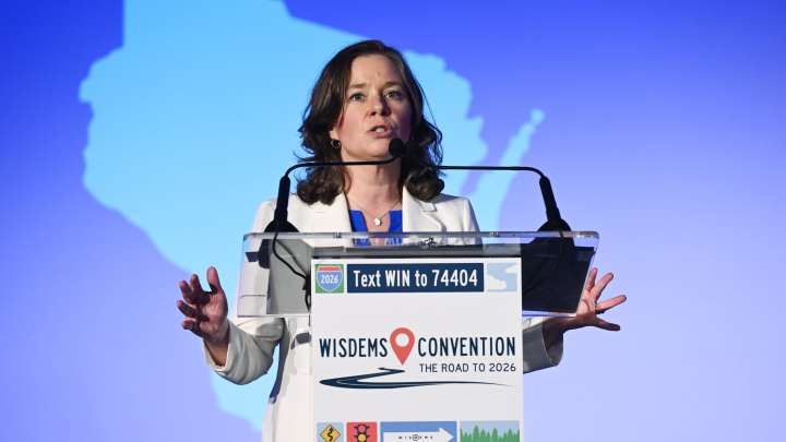 Sara Rodriguez, candidate for Wisconsin governor, calls…