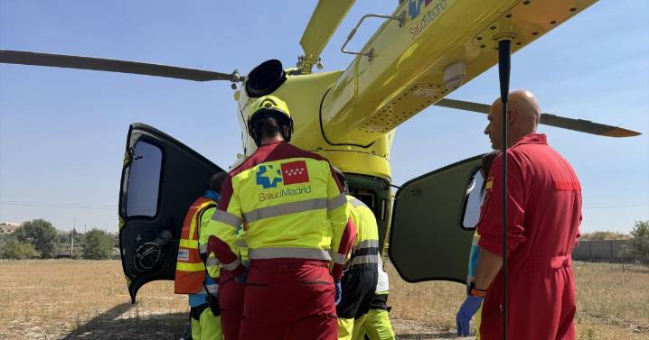 Herido grave un trabajador tras quedar atrapado en una máquina de reciclaje en Valdemingómez