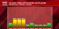 Things get a bit wetter as we head into the Labor Day weekend