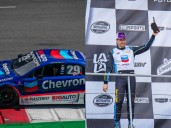 Pepe Arellano subió al podio en el Autódromo Hermanos Rodríguez