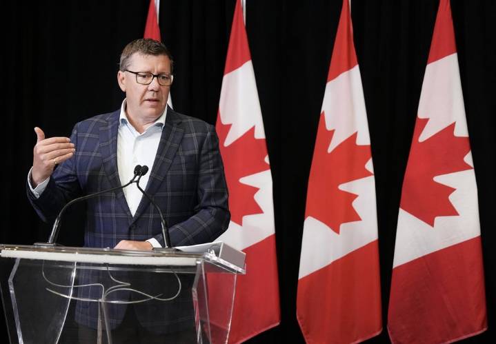 Saskatchewan Premier Moe says Canada should remove tariff on Chinese EVs