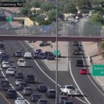 3-car collision on State Route 51 near Greenway Road leaves DPS trooper injured