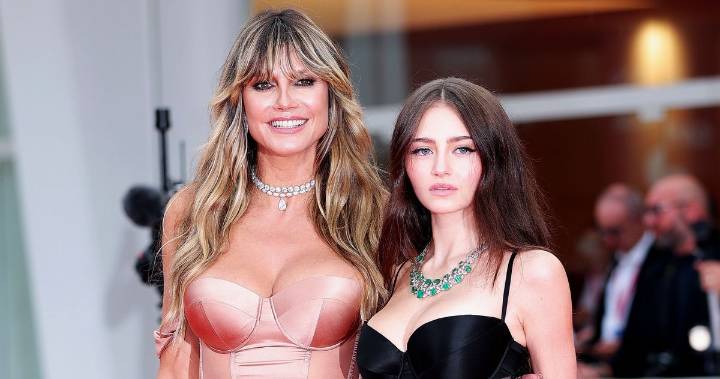 Heidi and Leni Klum Wore Coordinated Corsets in Venice
