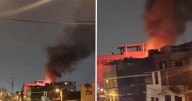 Fuerte incendio afecta vivienda en el Rímac: 10 unidades de bomberos atienden el siniestro